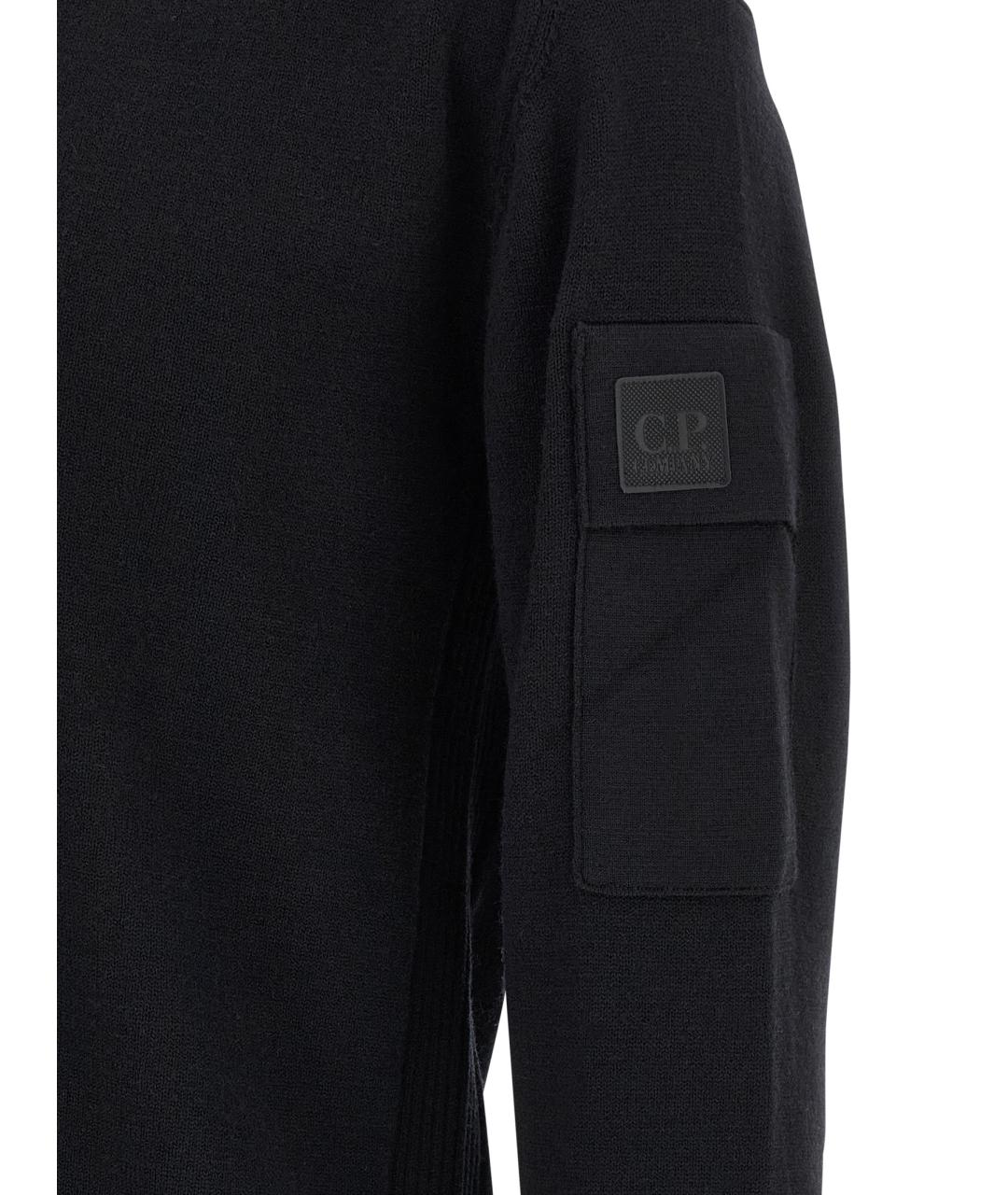 CP COMPANY Черный шерстяной джемпер / свитер, фото 4