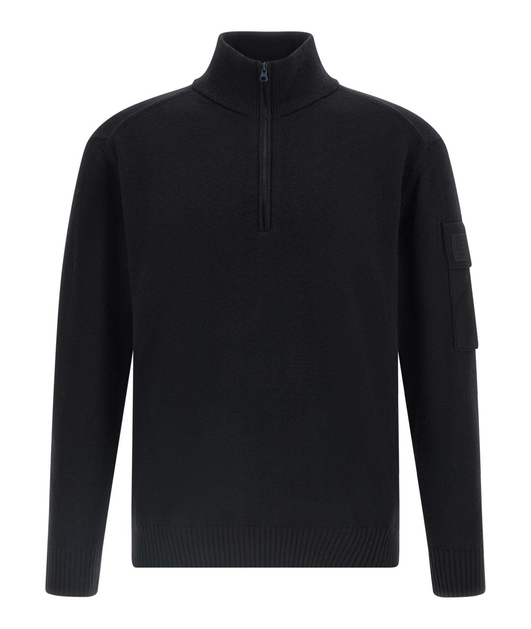 CP COMPANY Черный шерстяной джемпер / свитер, фото 1