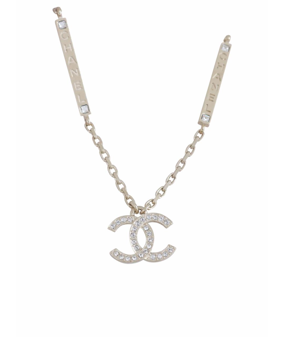 CHANEL Серебряное колье, фото 1
