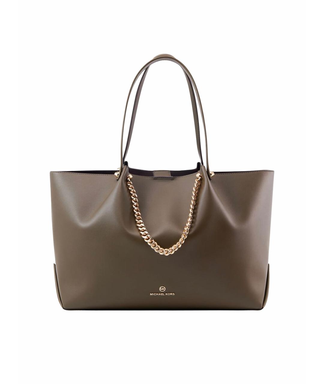 MICHAEL KORS Хаки сумка тоут, фото 1