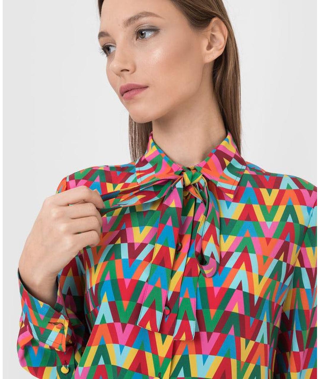 VALENTINO Шелковая блузы, фото 4