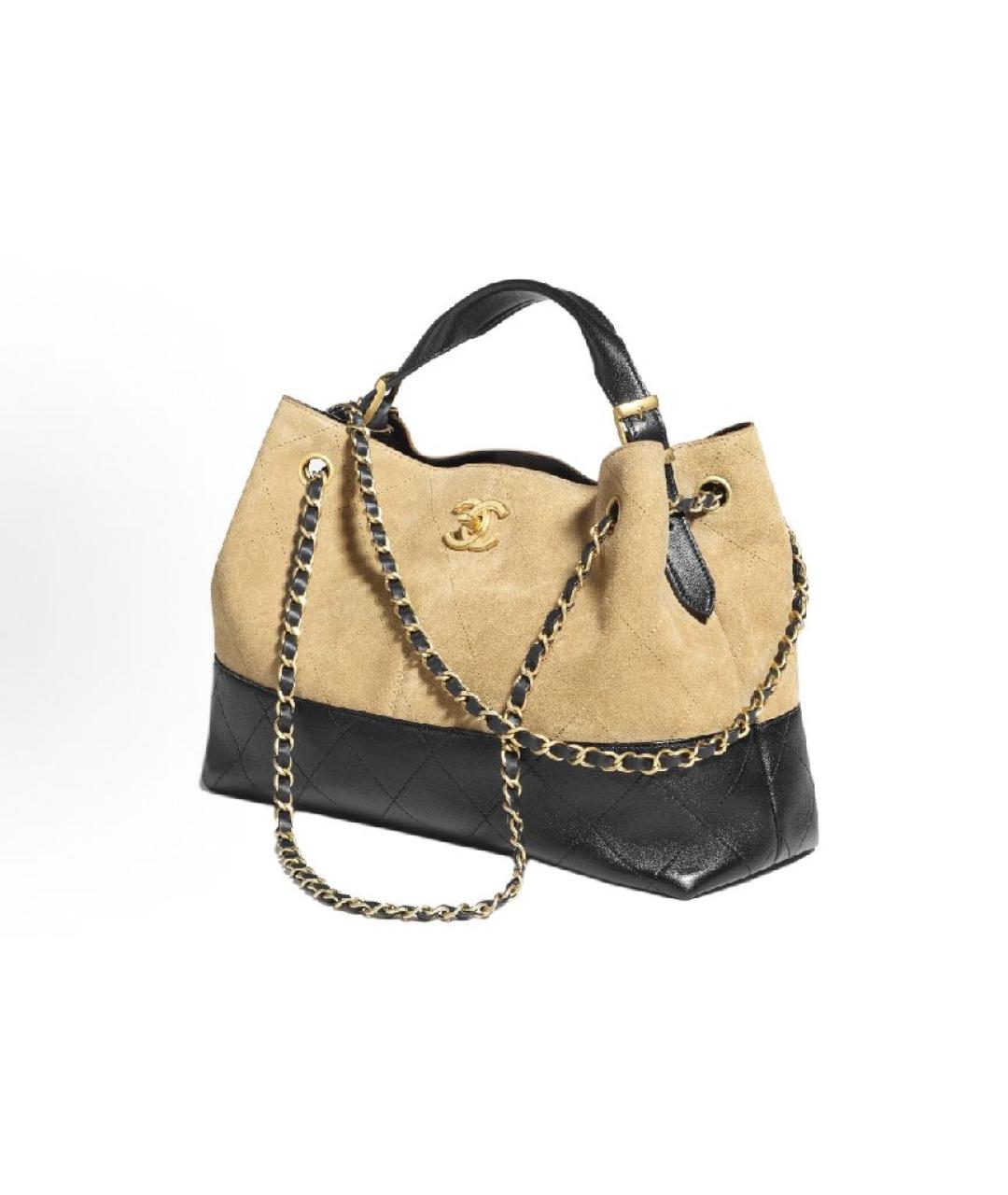 CHANEL Бежевая сумка тоут, фото 2