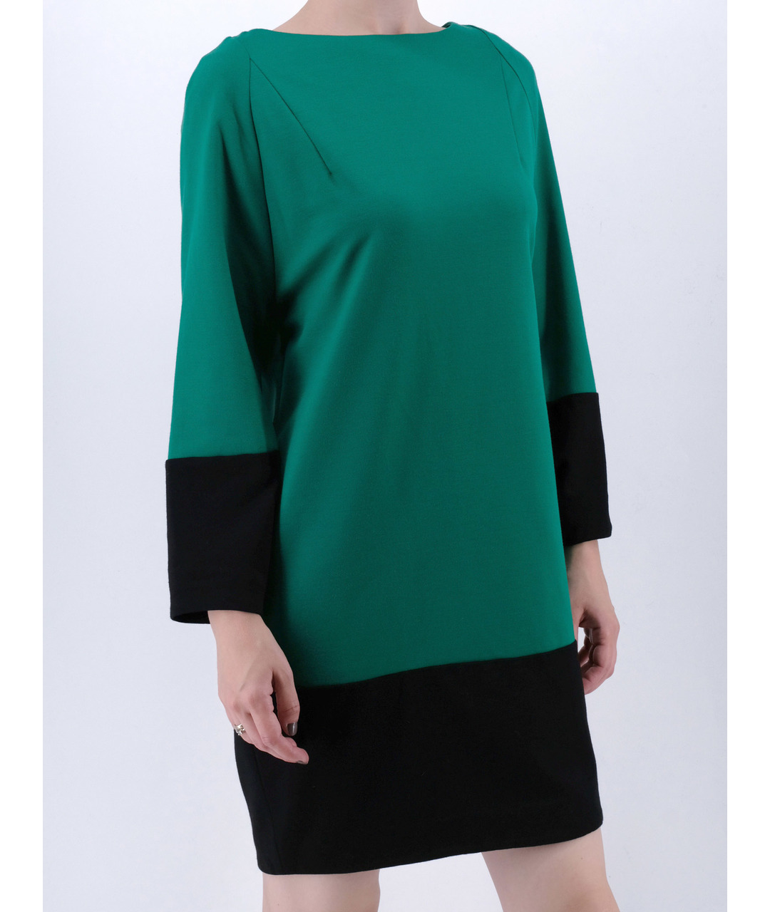 MSGM Зеленые вискозное повседневное платье, фото 2
