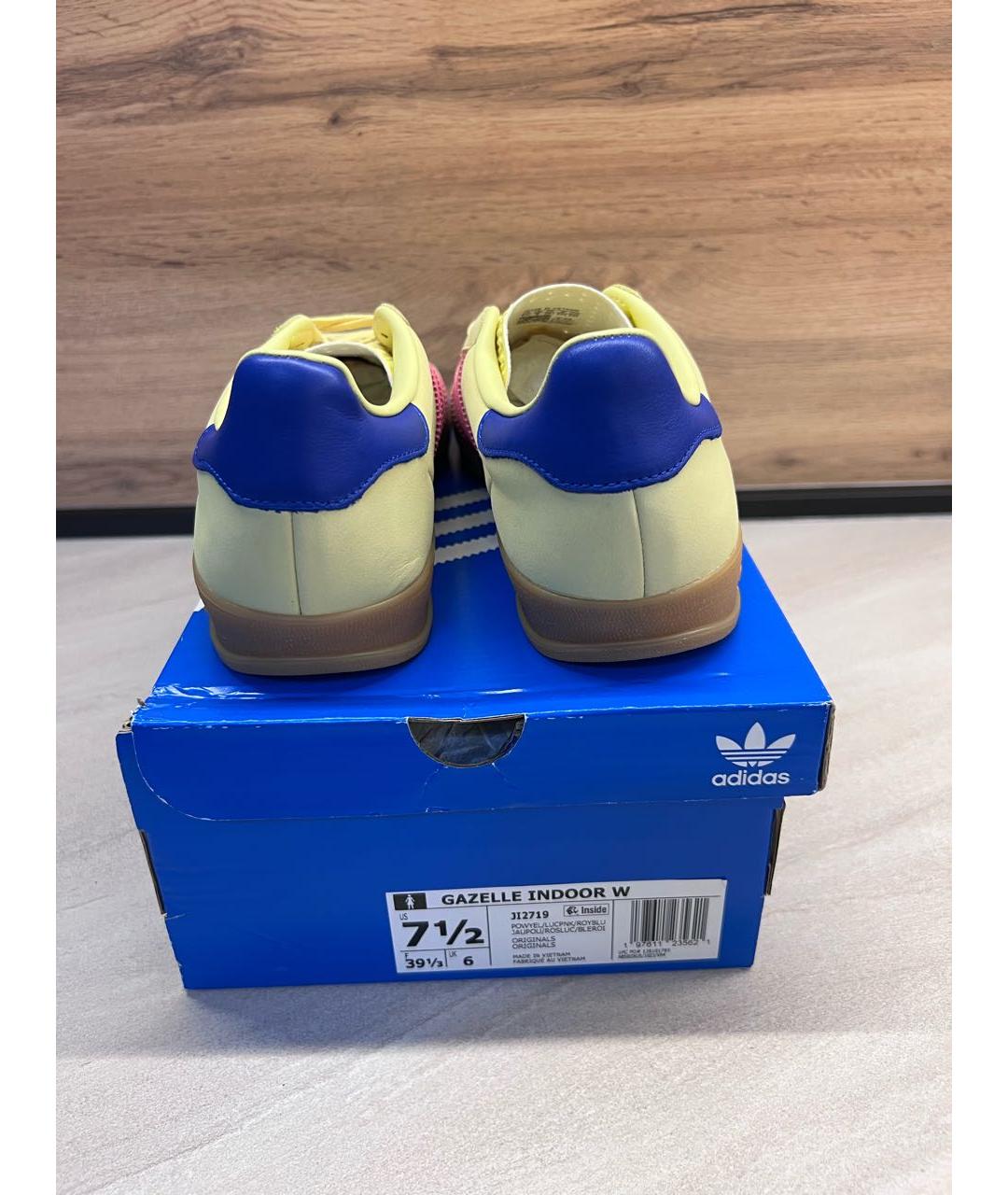 ADIDAS Желтые кеды, фото 4