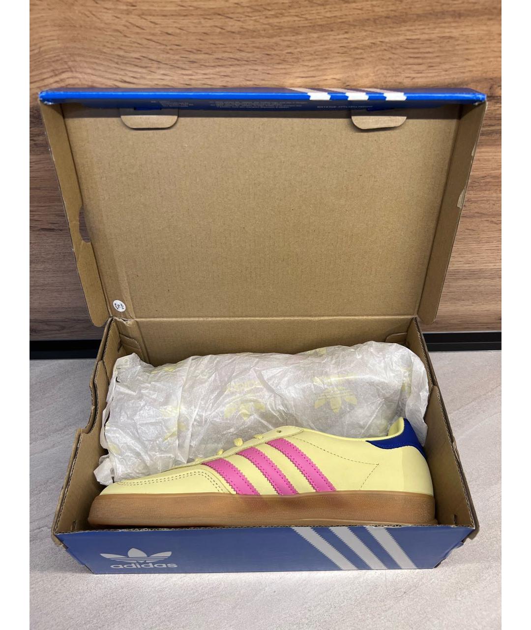 ADIDAS Желтые кеды, фото 7