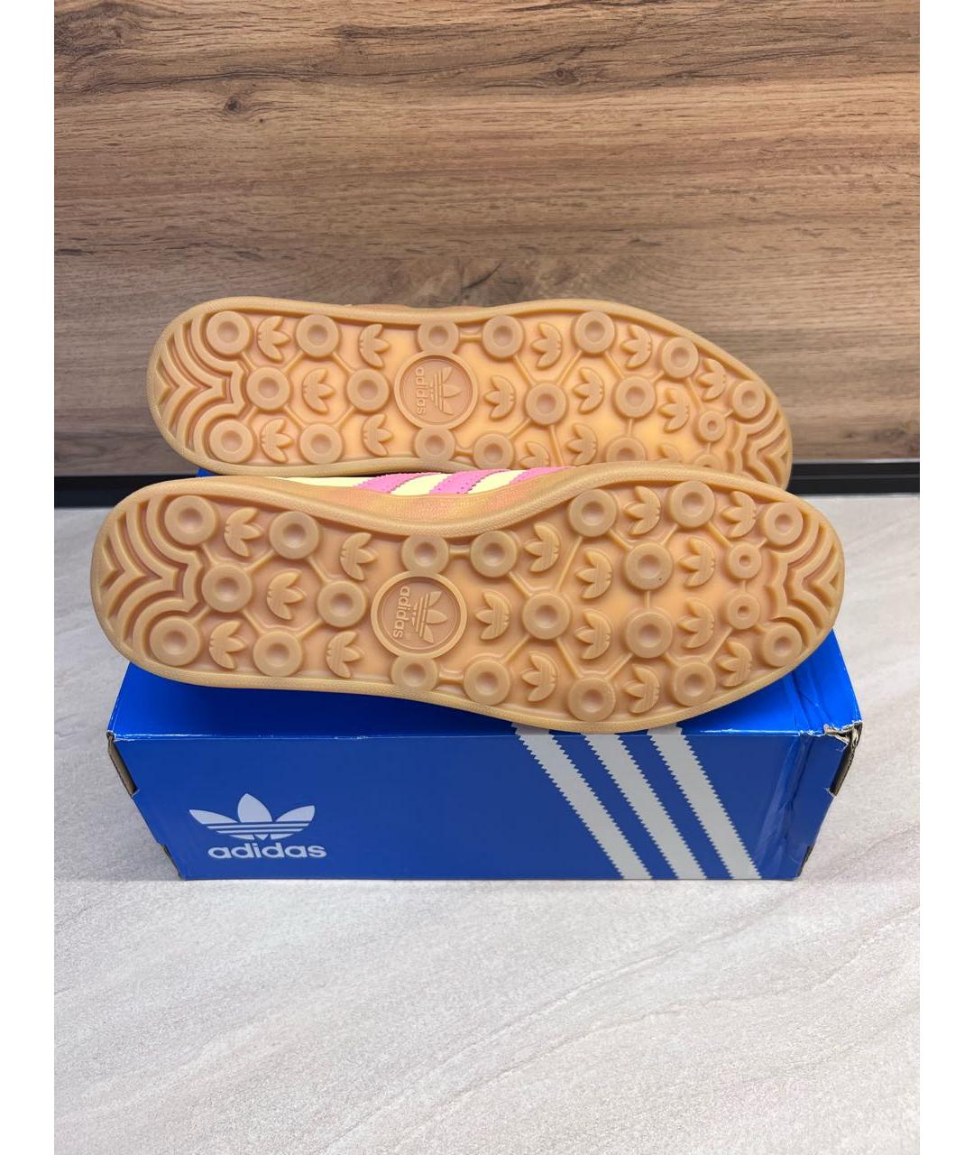 ADIDAS Желтые кеды, фото 6