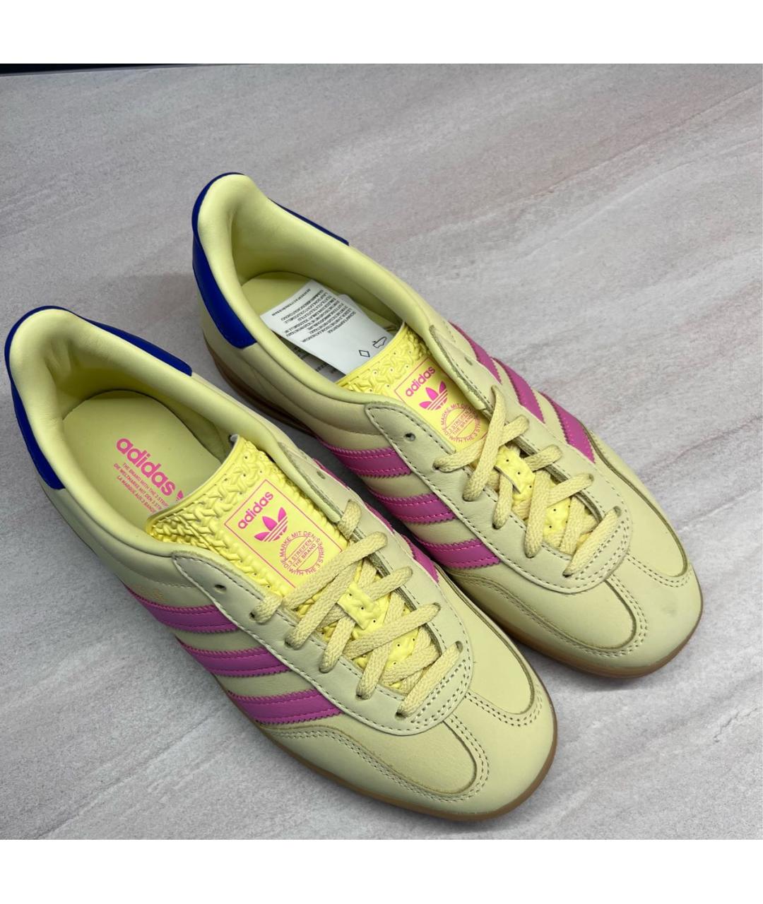 ADIDAS Желтые кеды, фото 8