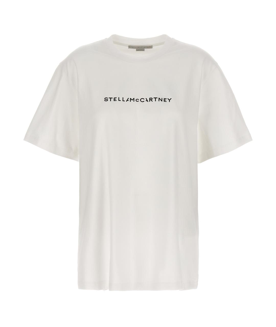STELLA MCCARTNEY Белая хлопковая футболка, фото 1