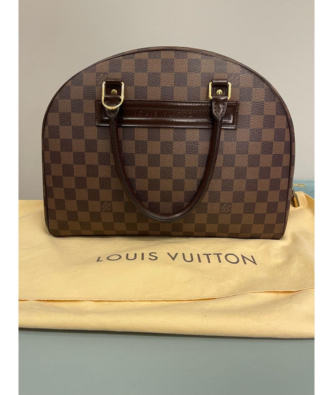 LOUIS VUITTON Коричневая сумка тоут, фото 9