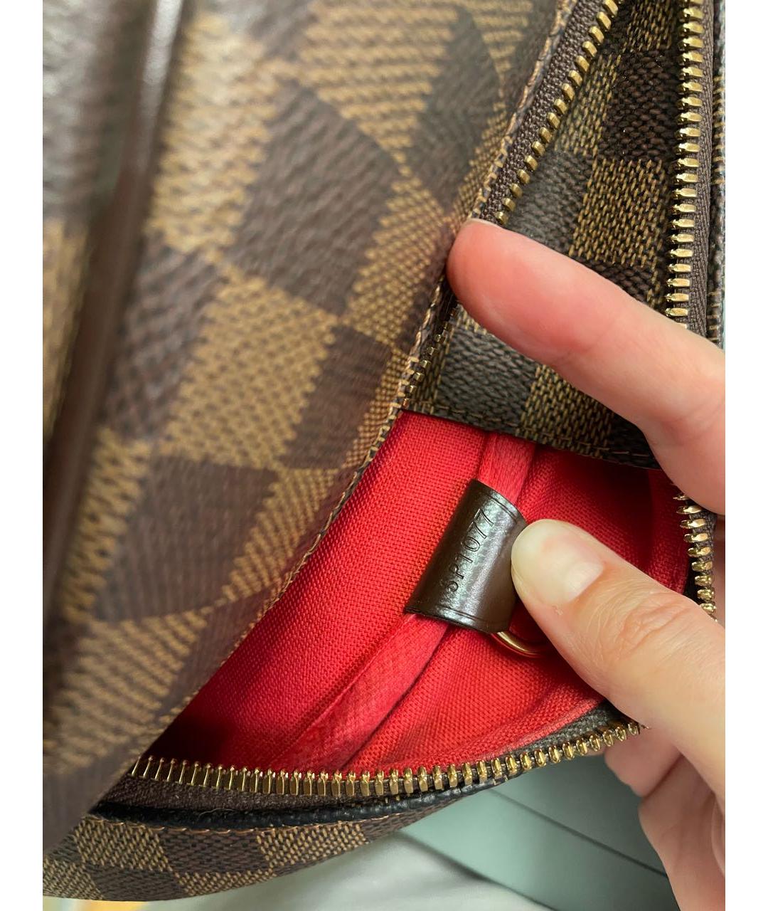 LOUIS VUITTON Коричневая сумка тоут, фото 7