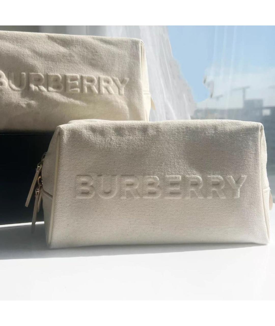 BURBERRY Бежевая косметичка, фото 2