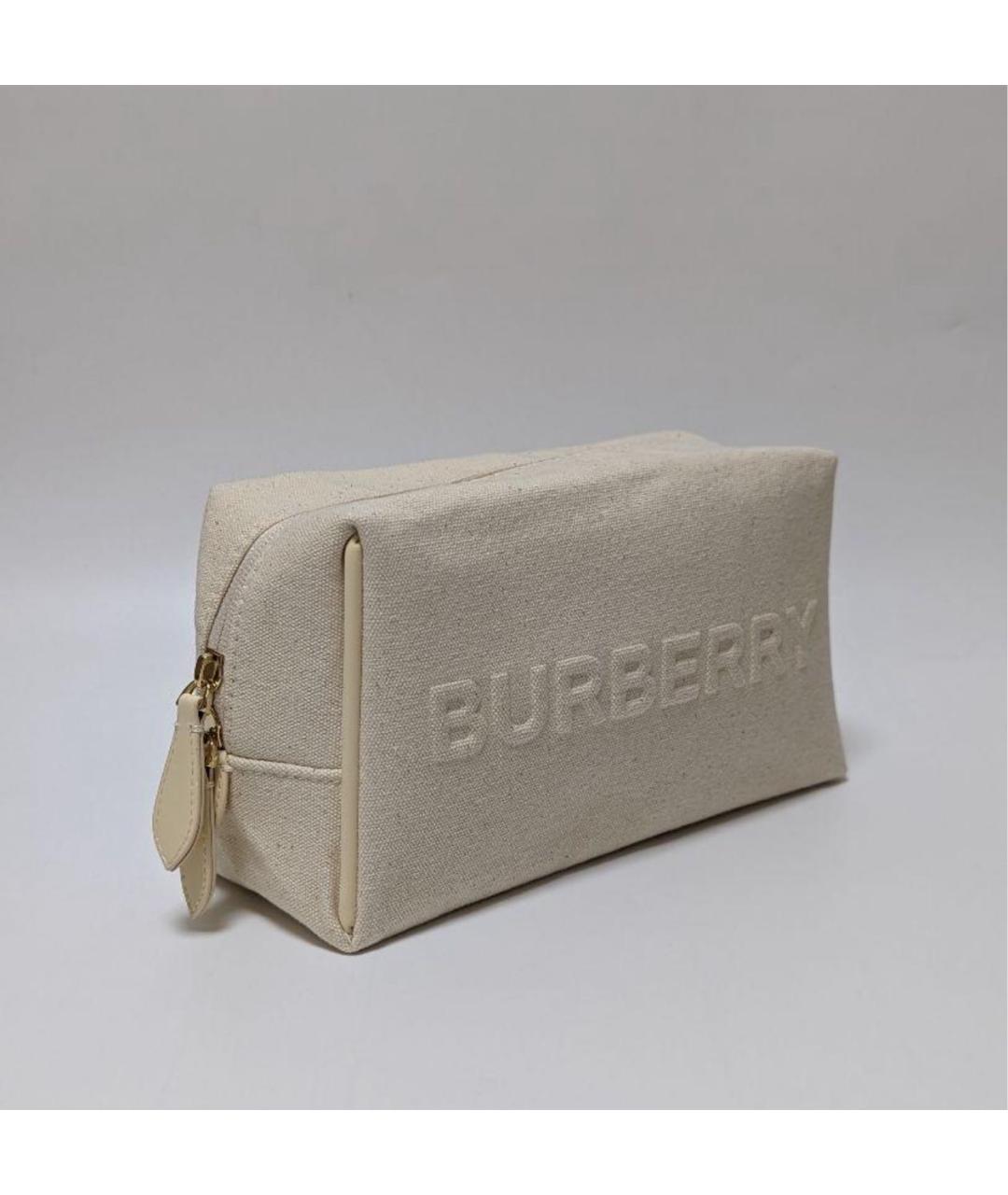 BURBERRY Бежевая косметичка, фото 5