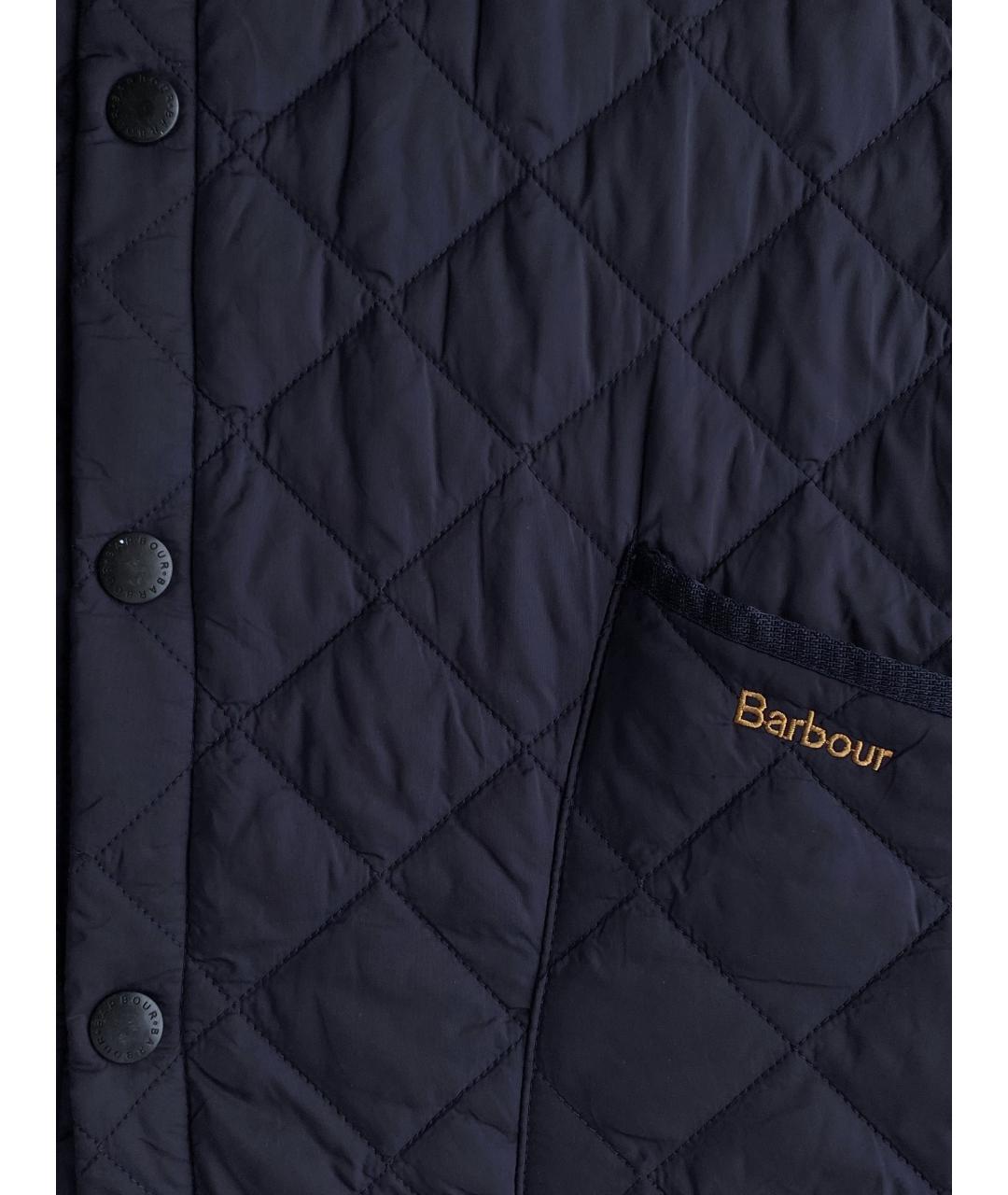 BARBOUR Темно-синяя полиамидовая куртка, фото 3