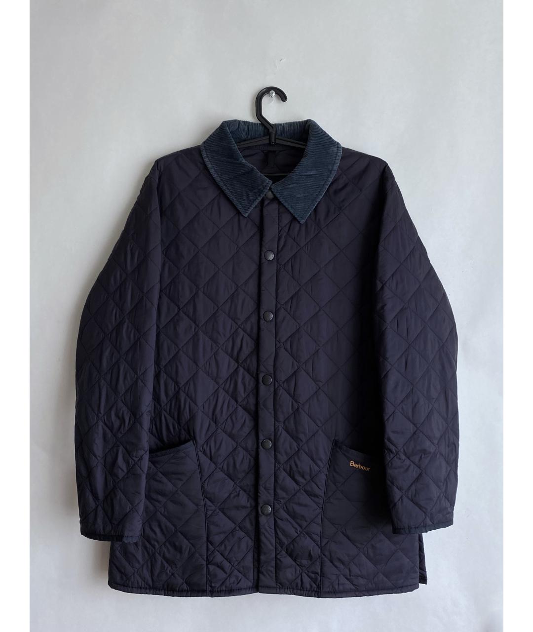 BARBOUR Темно-синяя полиамидовая куртка, фото 7