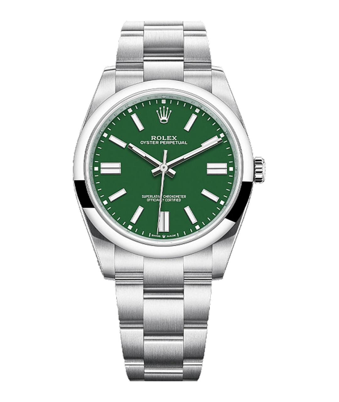 ROLEX Зеленые часы, фото 1
