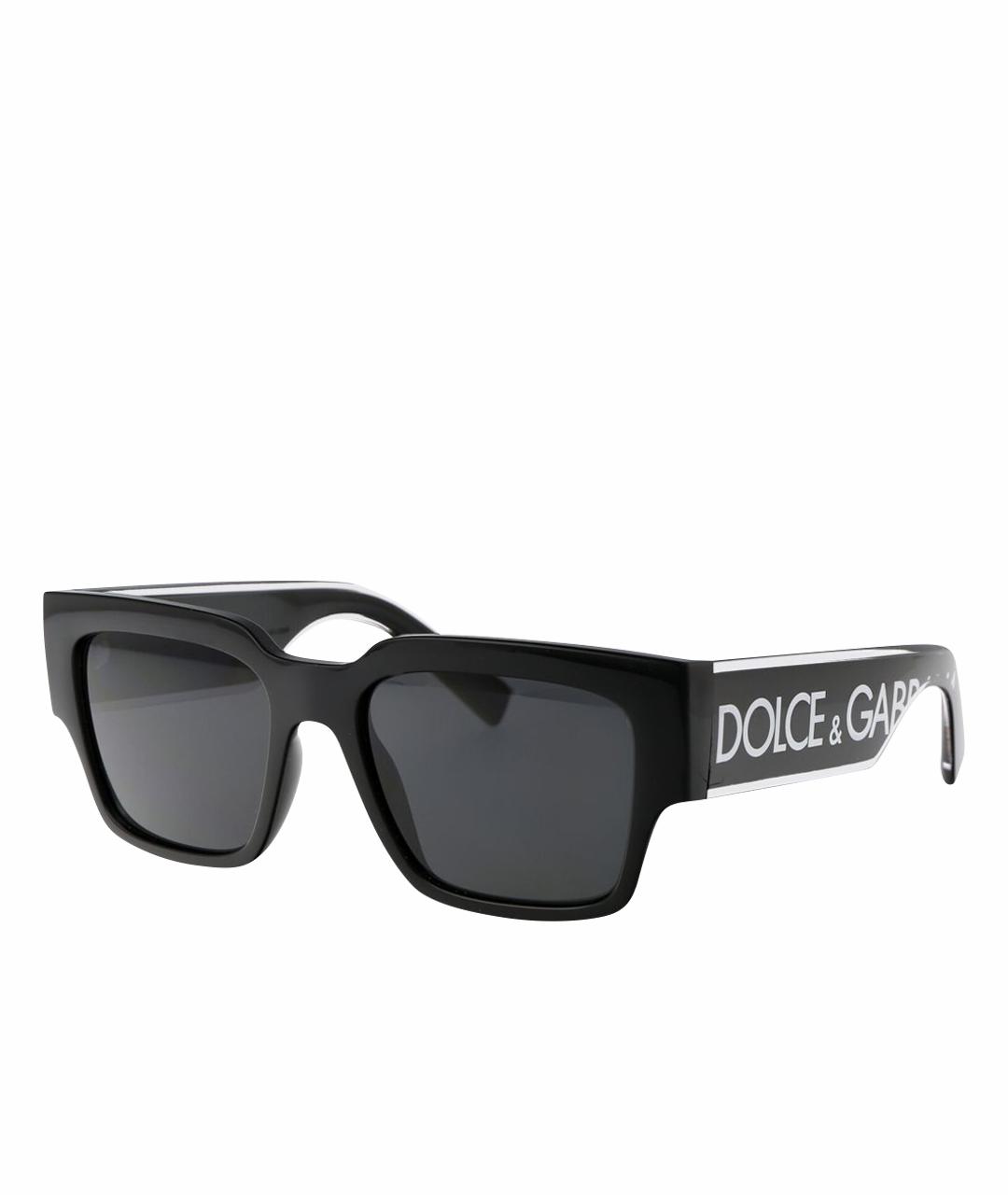 DOLCE&GABBANA Черные солнцезащитные очки, фото 1