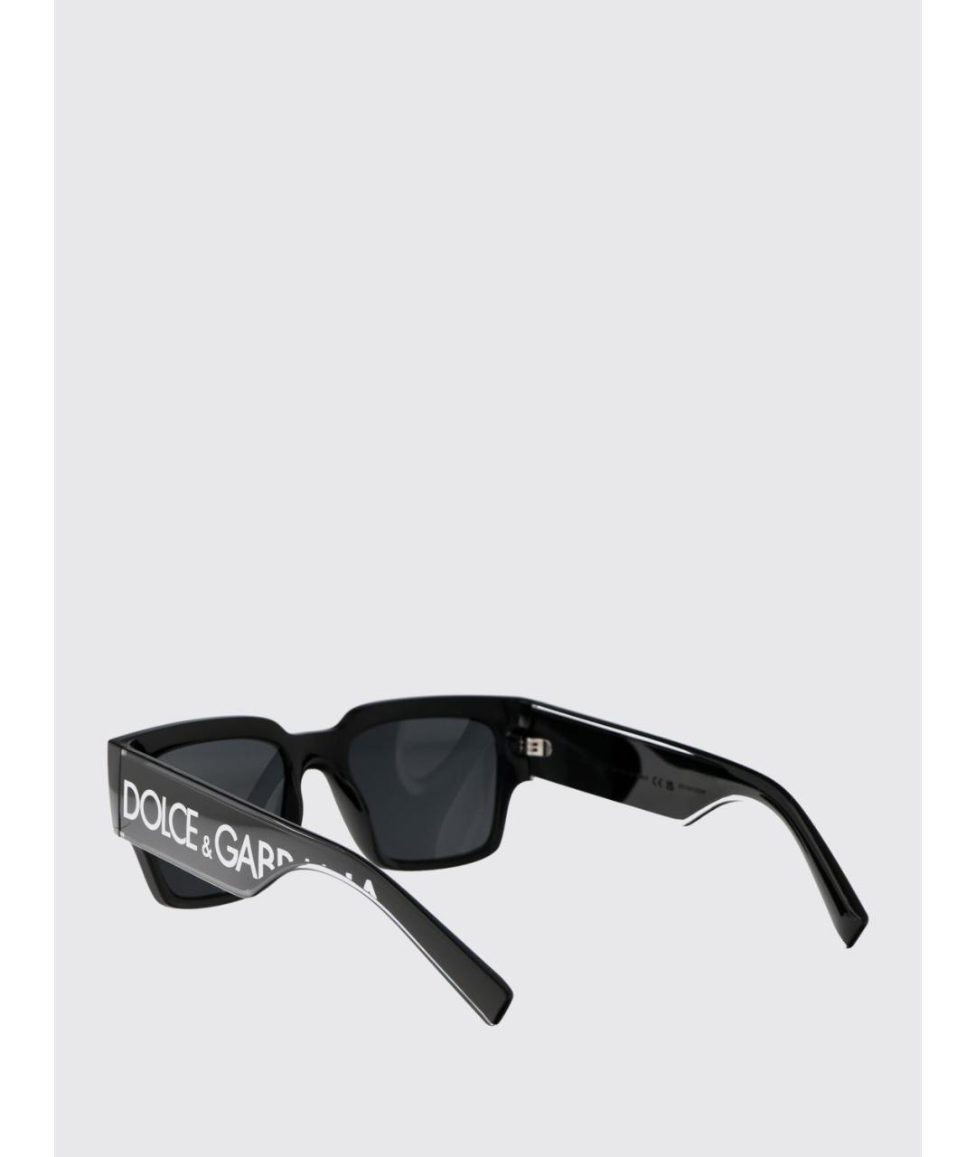 DOLCE&GABBANA Черные солнцезащитные очки, фото 3