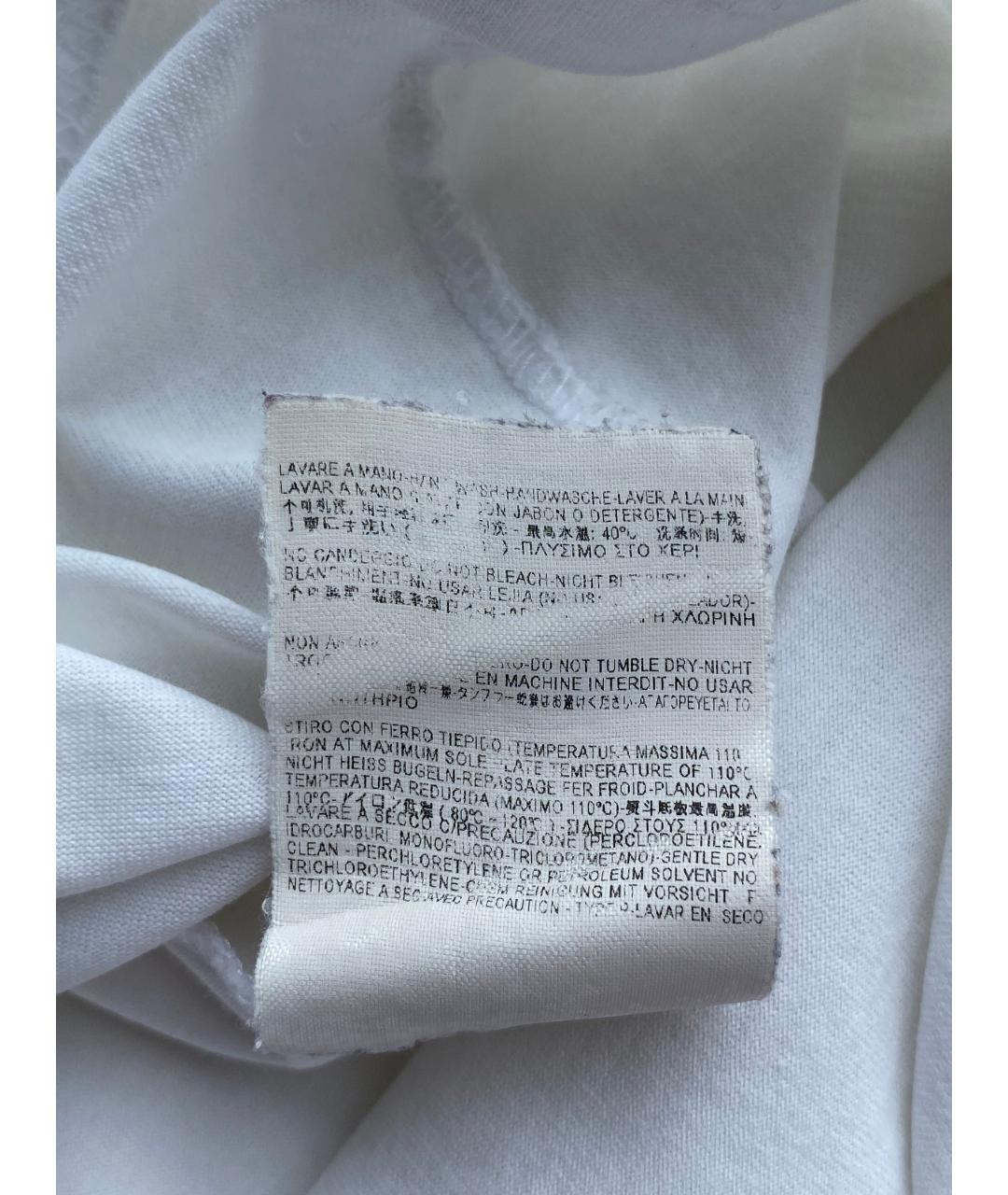BALENCIAGA Белая хлопковая майка, фото 7