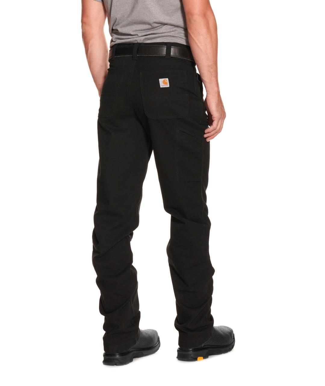 CARHARTT Черные хлопко-эластановые повседневные брюки, фото 5