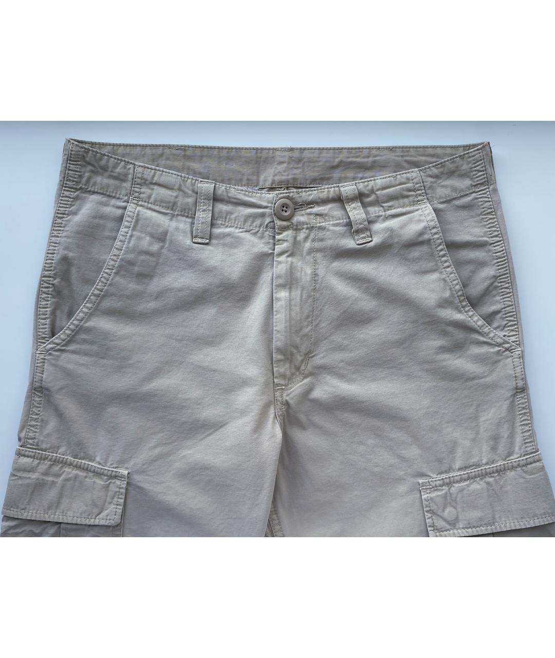 CARHARTT WIP Бежевые хлопковые повседневные брюки, фото 4
