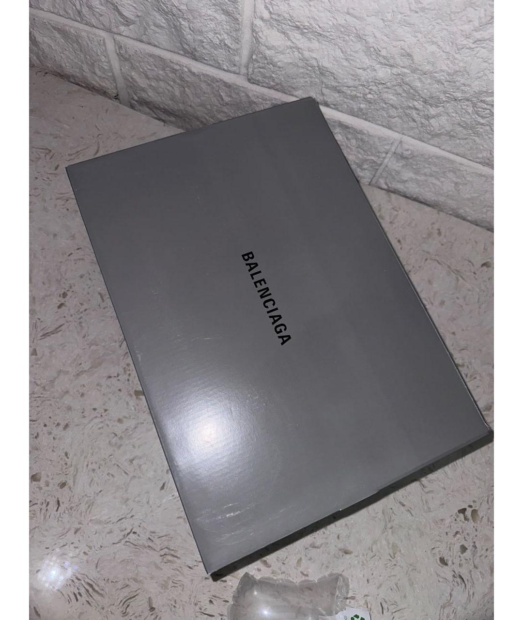 BALENCIAGA Белые низкие кроссовки / кеды, фото 8