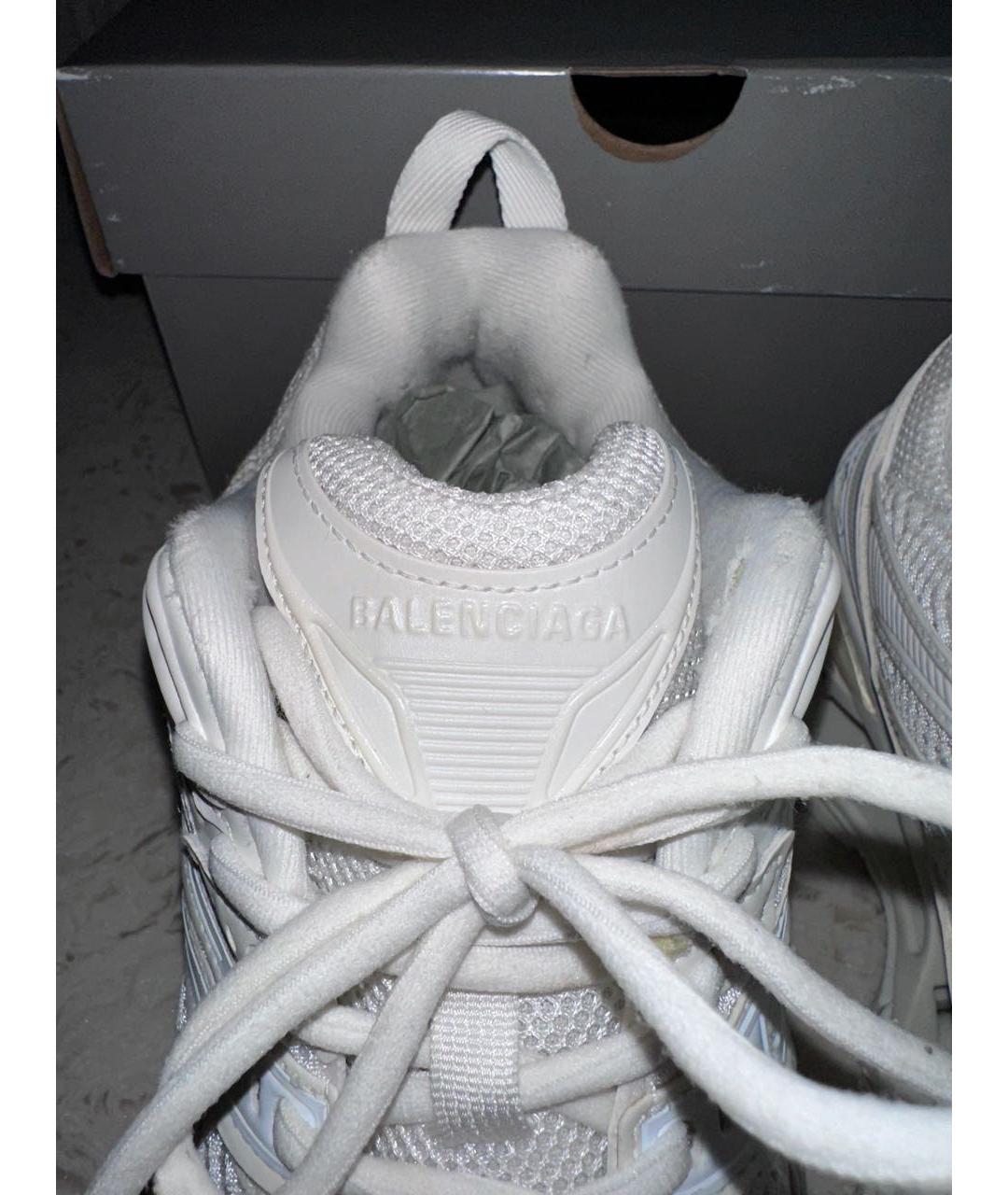 BALENCIAGA Белые низкие кроссовки / кеды, фото 5