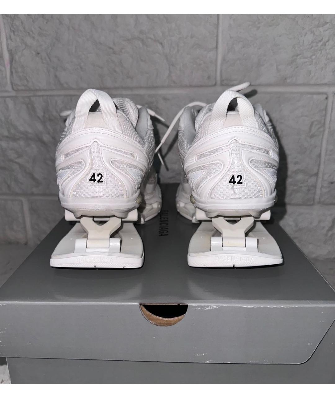 BALENCIAGA Белые низкие кроссовки / кеды, фото 2