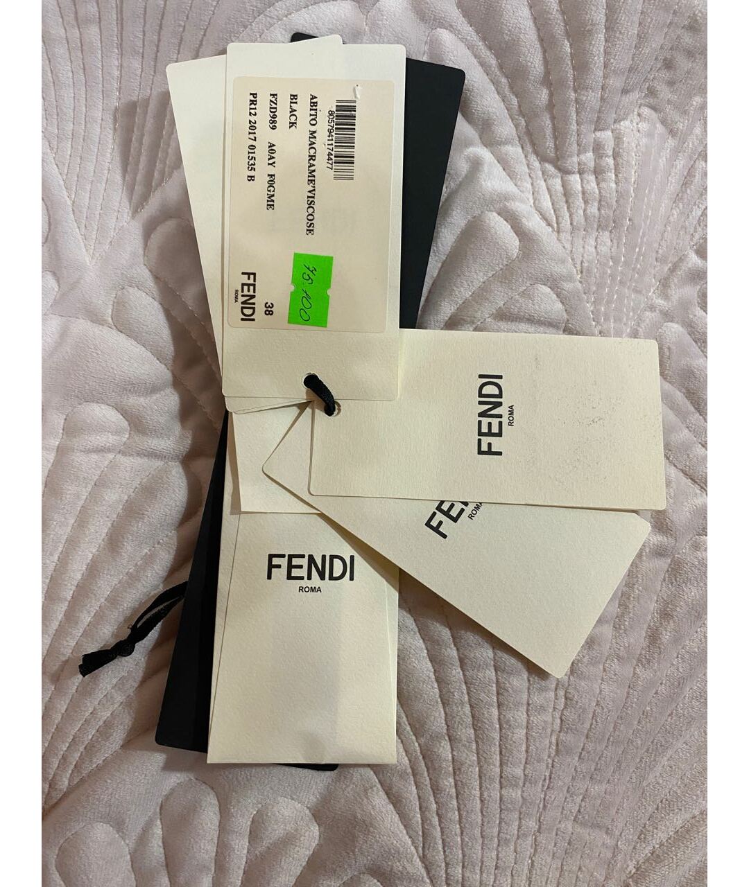 FENDI Черное повседневное платье, фото 5