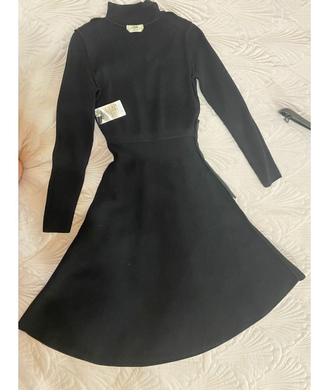 FENDI Черное повседневное платье, фото 3