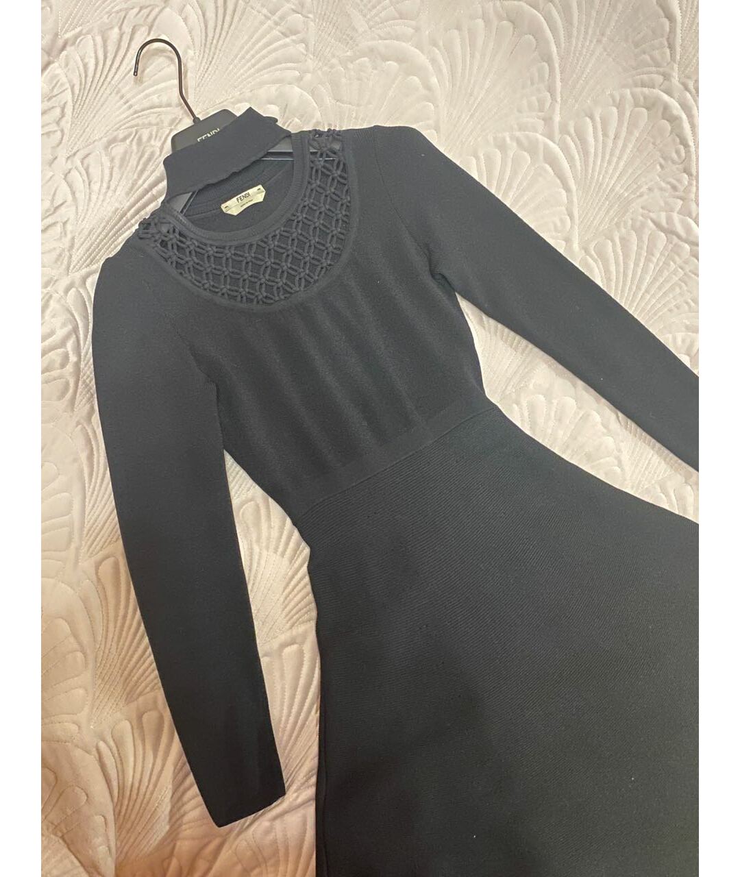 FENDI Черное повседневное платье, фото 2