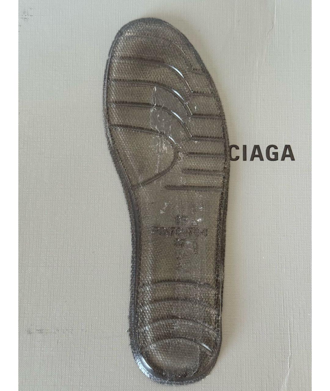 BALENCIAGA Черные текстильные кроссовки, фото 7