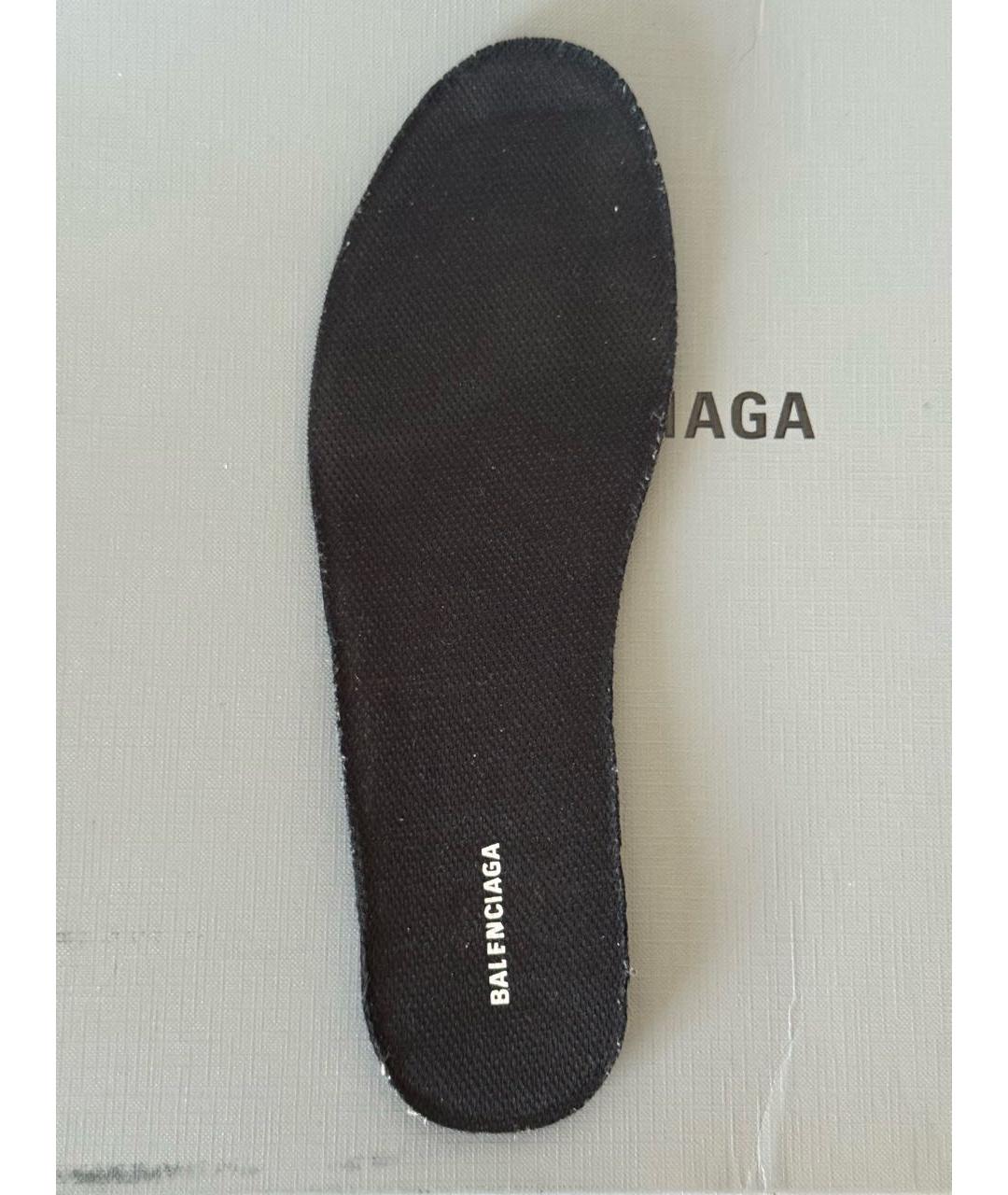 BALENCIAGA Черные текстильные кроссовки, фото 6