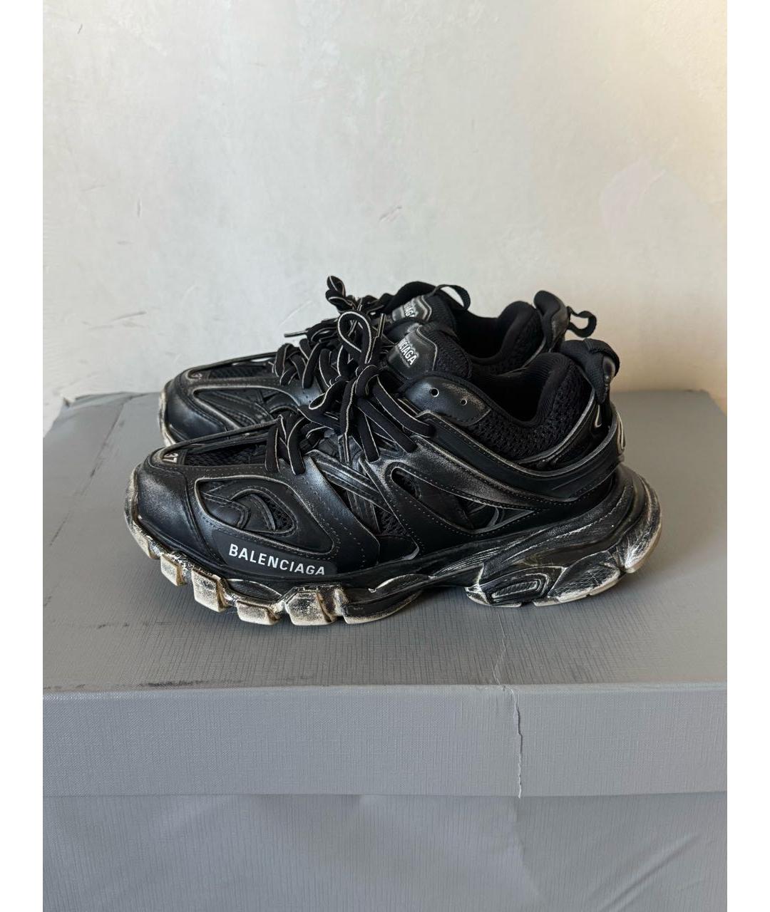 BALENCIAGA Черные текстильные кроссовки, фото 3