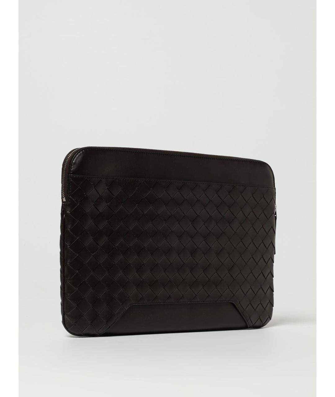 BOTTEGA VENETA Коричневая кожаная папка для документов, фото 3