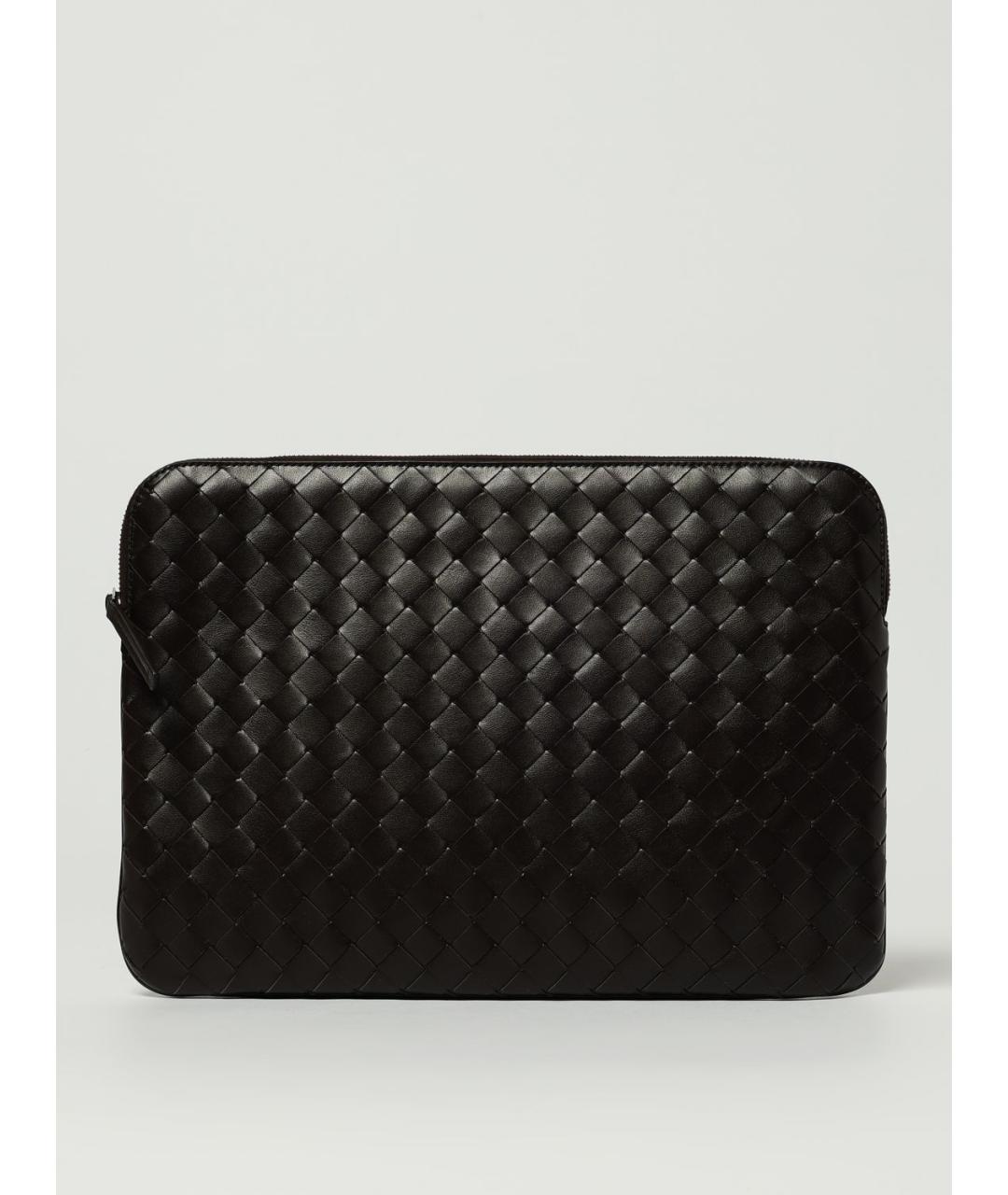 BOTTEGA VENETA Коричневая кожаная папка для документов, фото 6