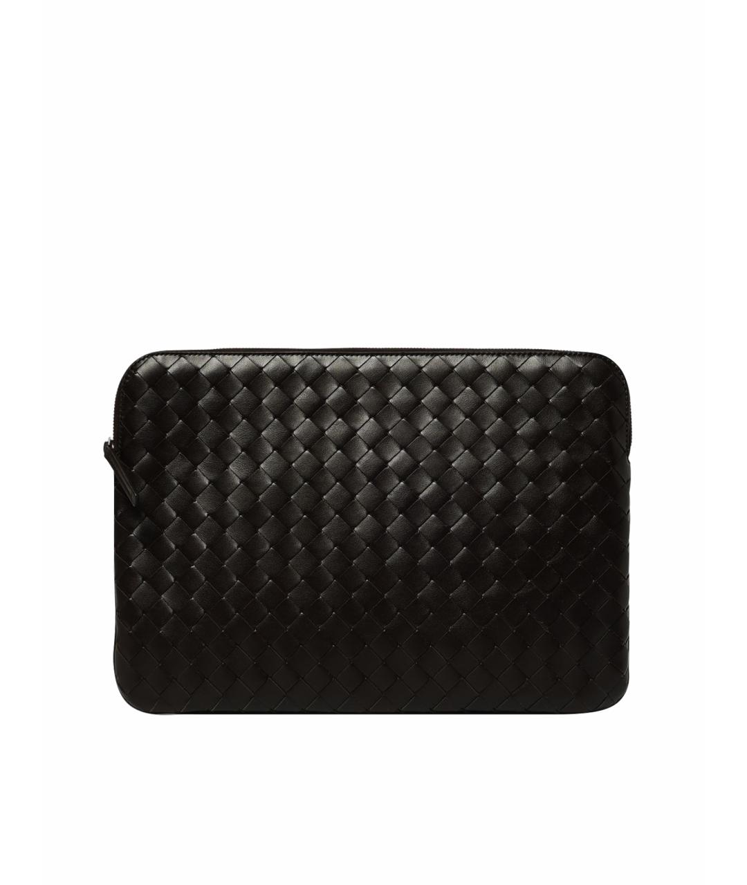 BOTTEGA VENETA Коричневая кожаная папка для документов, фото 1
