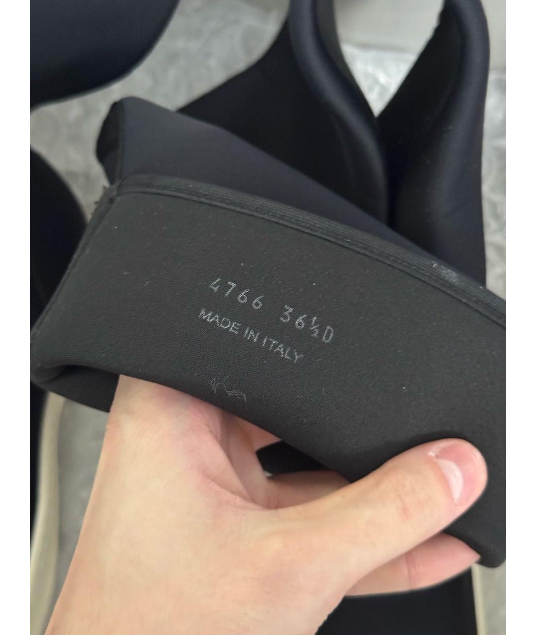 RICK OWENS DRKSHDW Черные кроссовки, фото 4