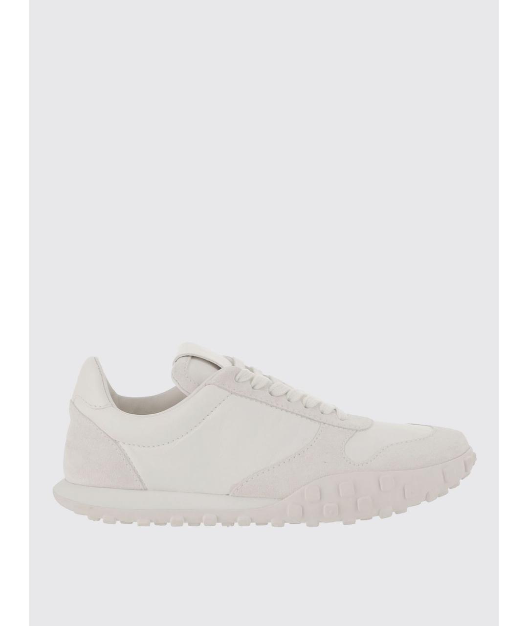 JIL SANDER Белые кожаные кроссовки, фото 4