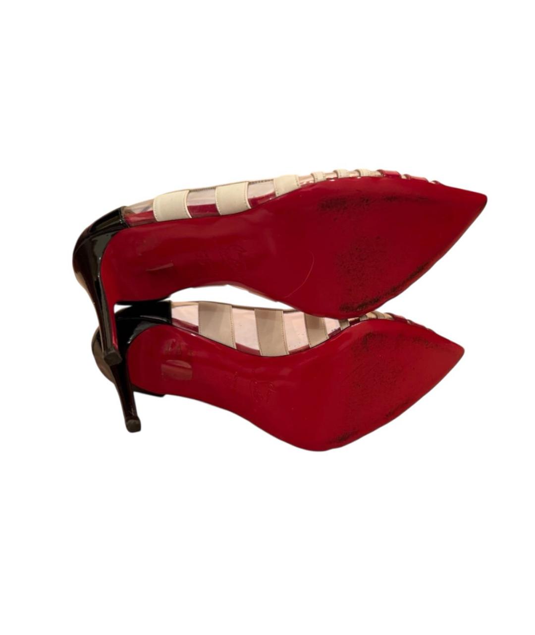 CHRISTIAN LOUBOUTIN Мульти туфли из лакированной кожи, фото 4