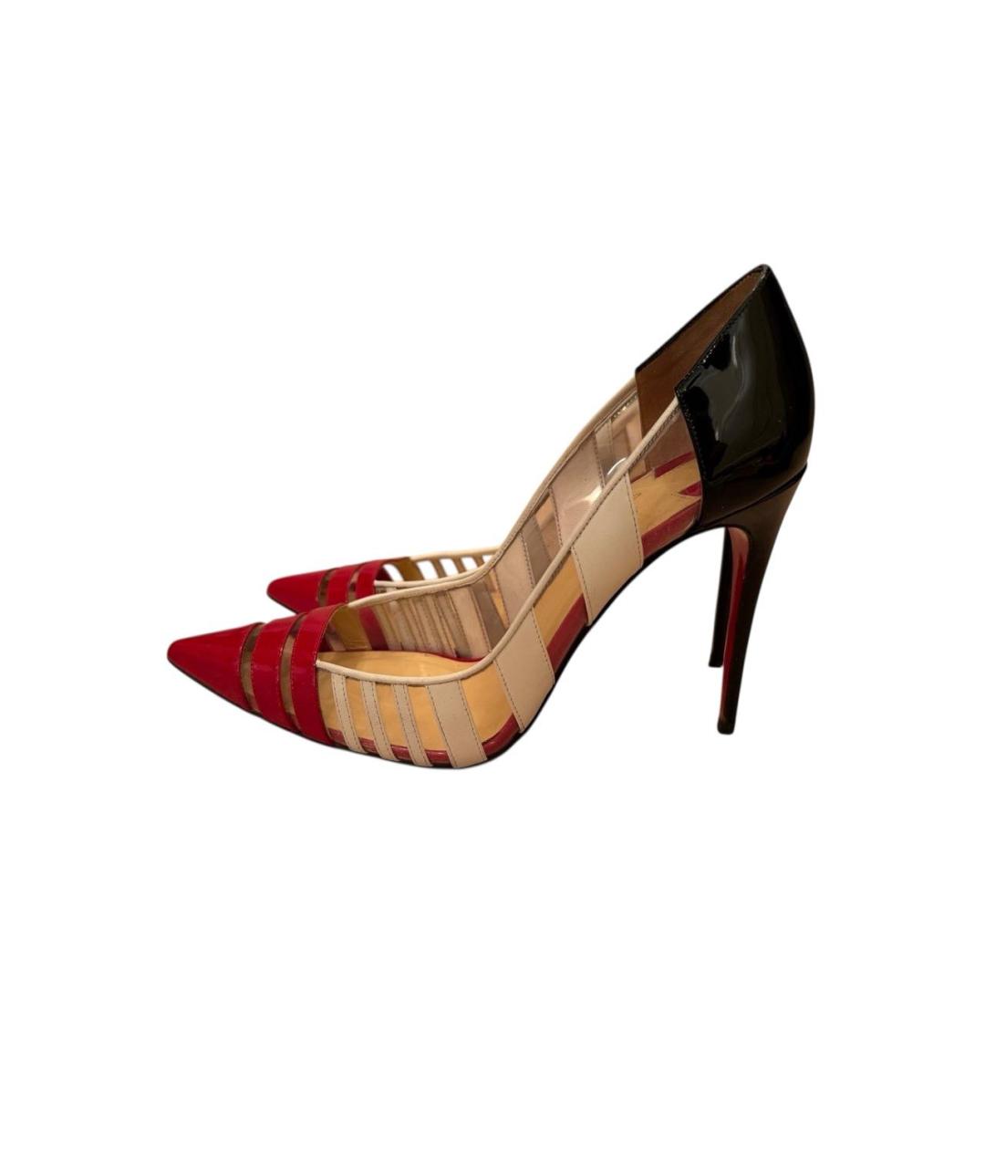 CHRISTIAN LOUBOUTIN Мульти туфли из лакированной кожи, фото 5