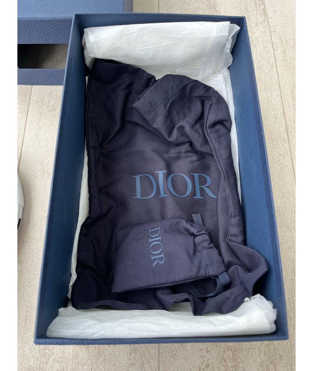 CHRISTIAN DIOR Черные кожаные кеды, фото 5