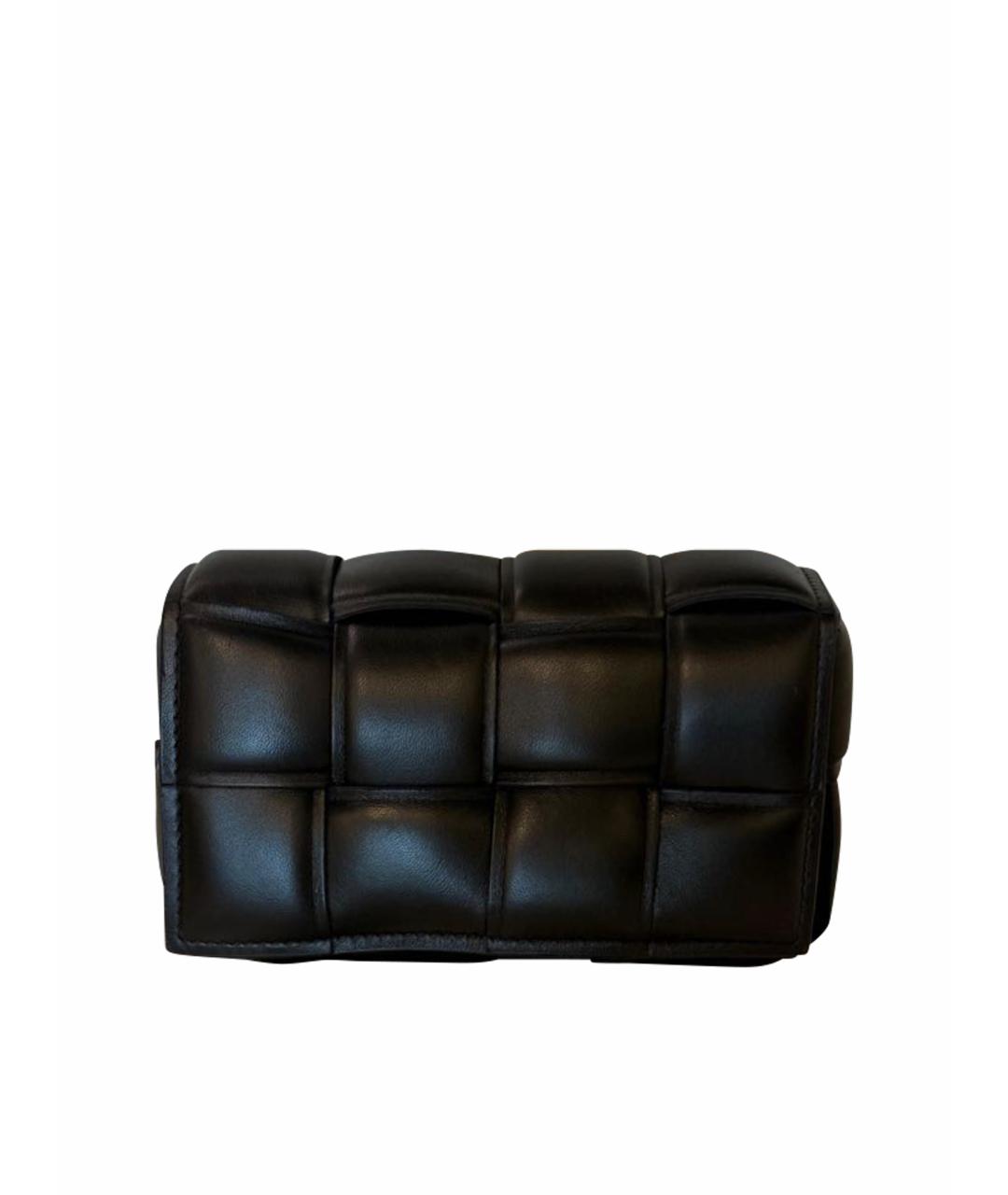 BOTTEGA VENETA Черная кожаная поясная сумка, фото 1