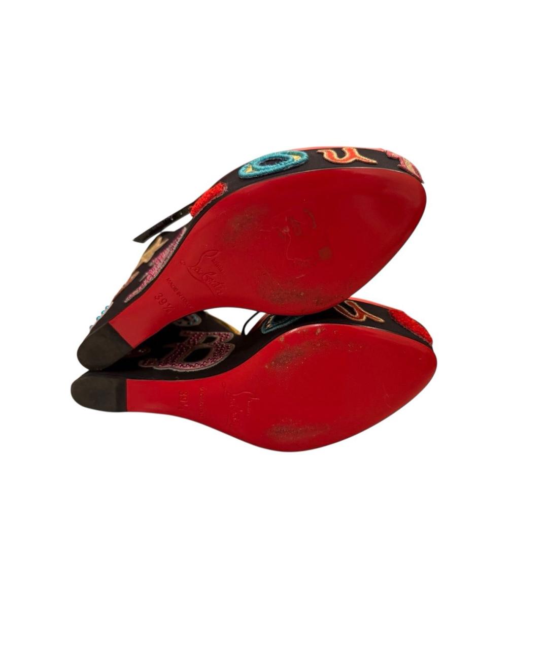 CHRISTIAN LOUBOUTIN Мульти босоножки, фото 5