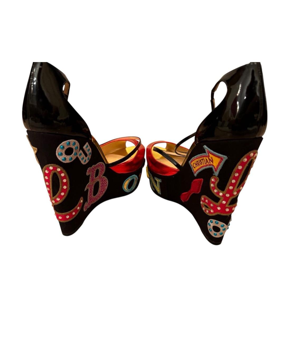 CHRISTIAN LOUBOUTIN Мульти босоножки, фото 4