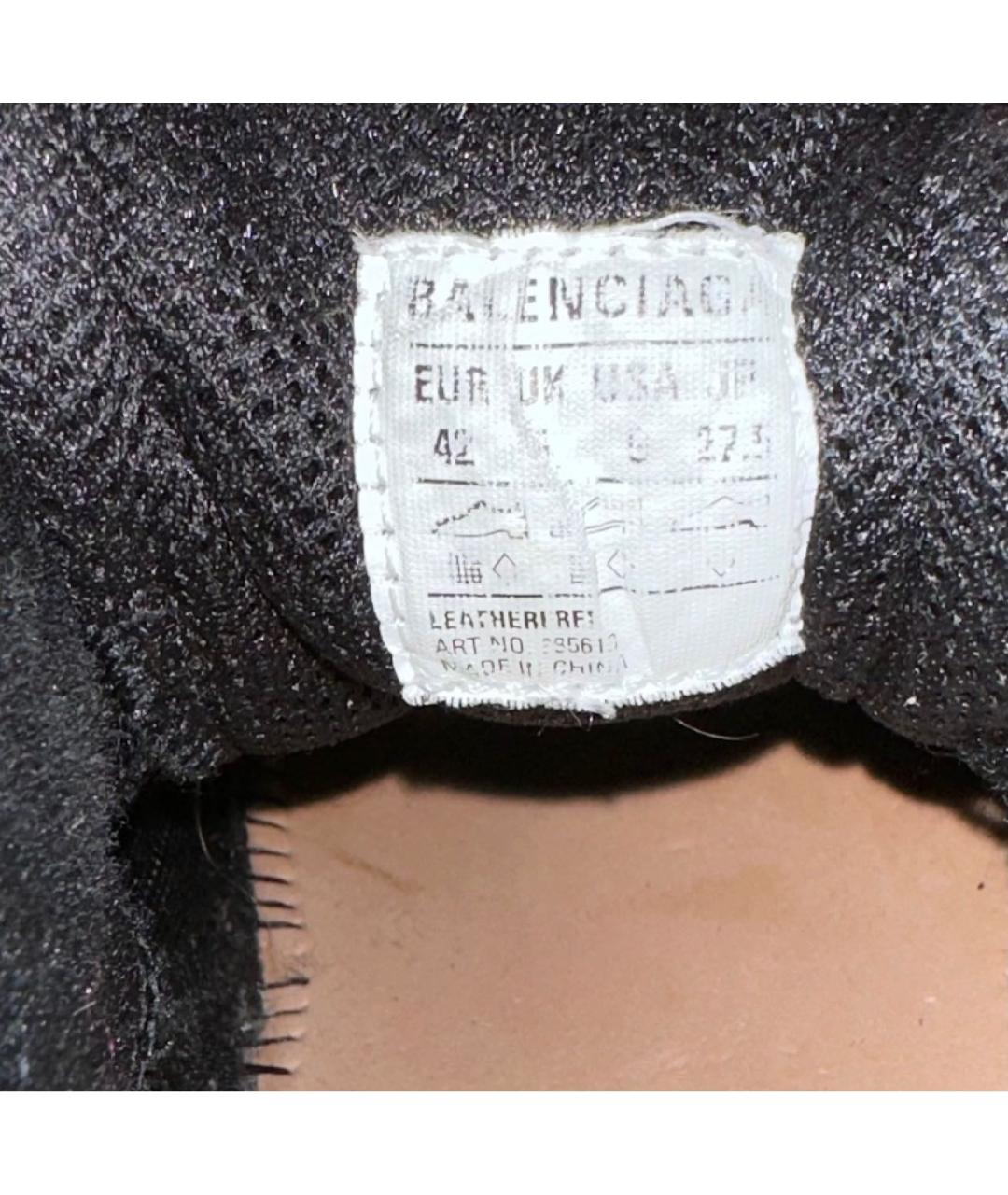 BALENCIAGA Черные низкие кроссовки / кеды, фото 6