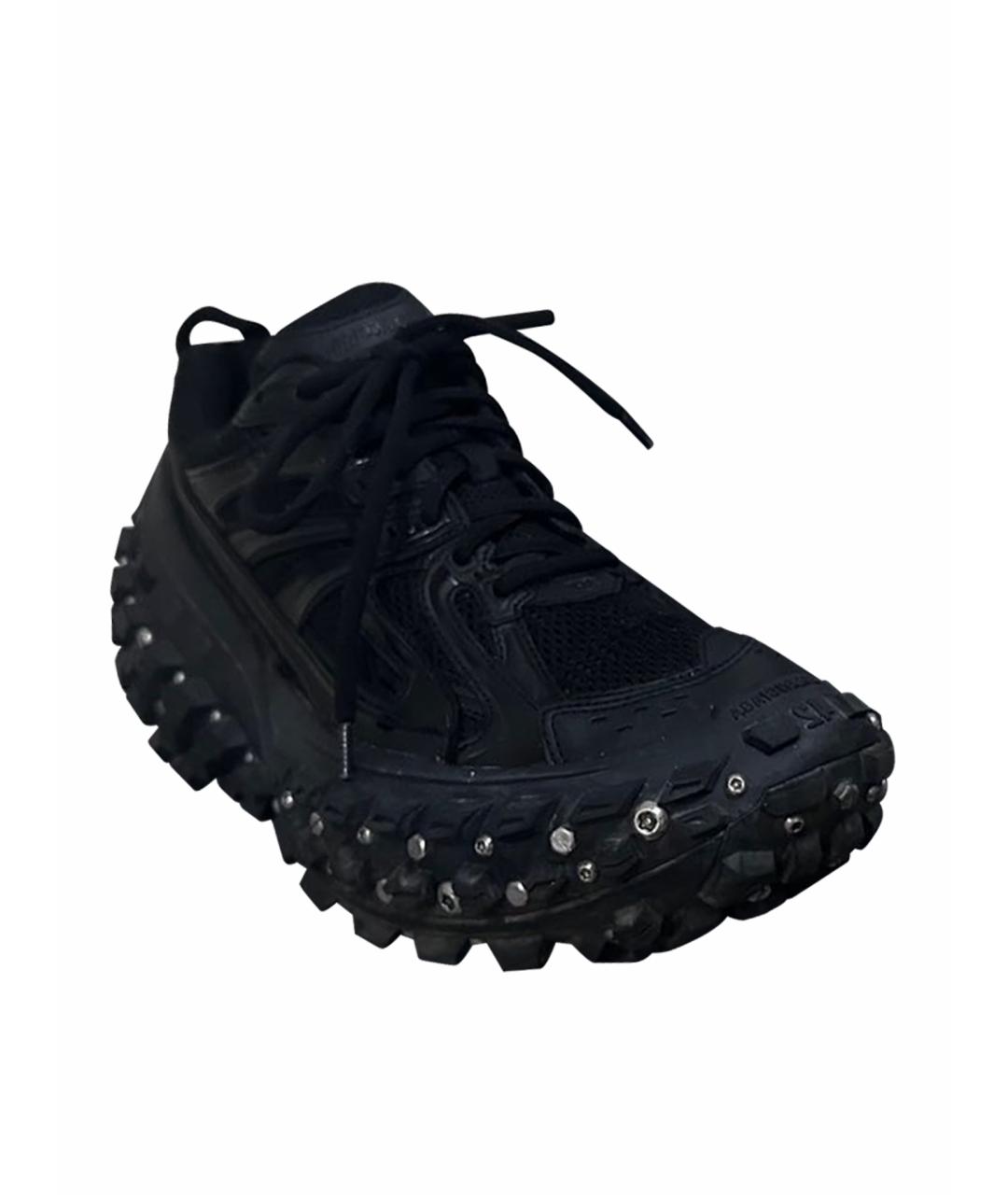 BALENCIAGA Черные низкие кроссовки / кеды, фото 1