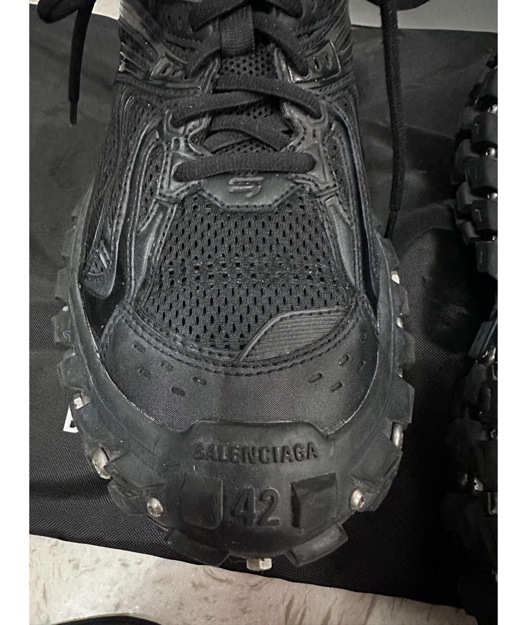 BALENCIAGA Черные низкие кроссовки / кеды, фото 7