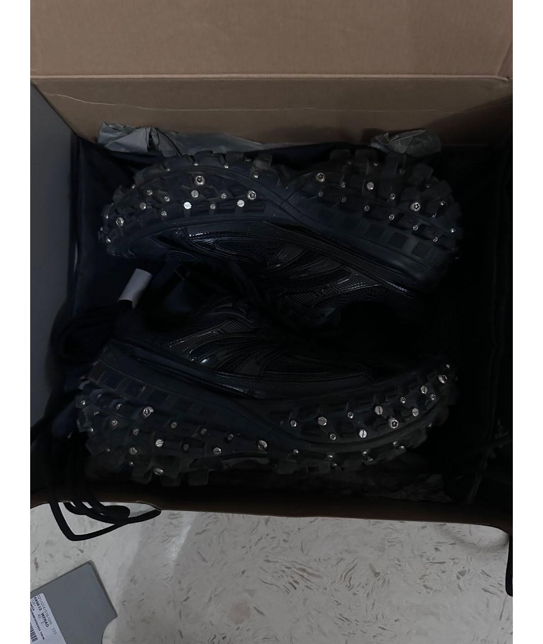 BALENCIAGA Черные низкие кроссовки / кеды, фото 9