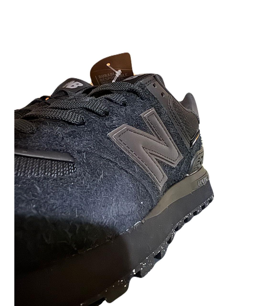 NEW BALANCE Черные замшевые высокие кроссовки / кеды, фото 6
