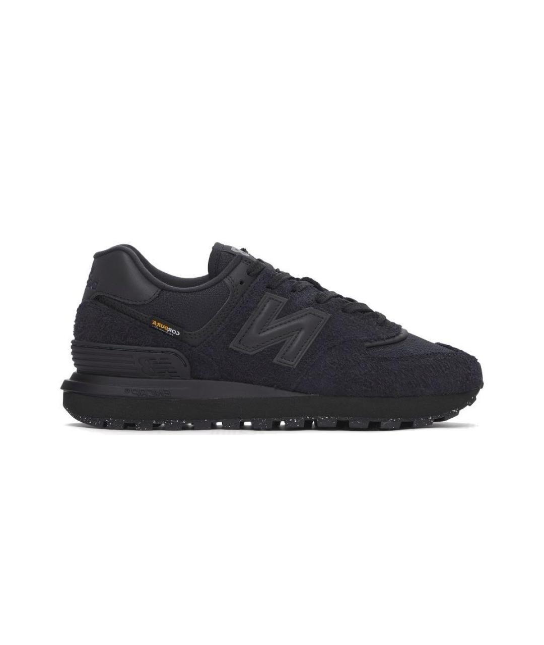 NEW BALANCE Черные замшевые высокие кроссовки / кеды, фото 1